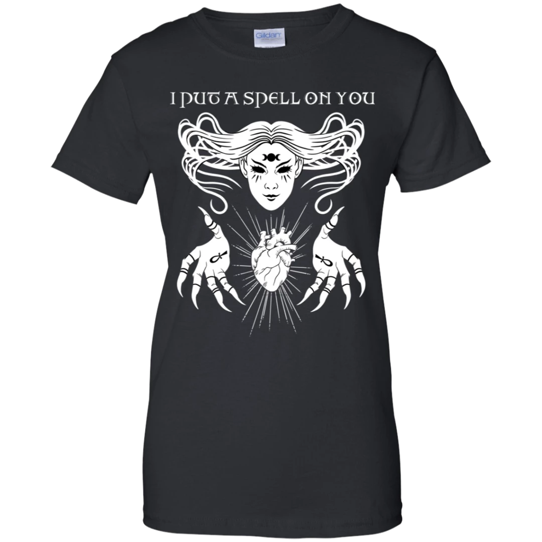 CustomCat I Put A Spell On You 100% Cotton T-Shirt 1 CustomCat I Put A Spell On You 100% Cotton T-Shirt