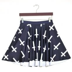 Cradle Of Goth SKIRTS Crosses Skirt ✝️✝️✝️
