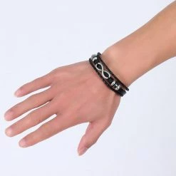 Cradle Of Goth BRACELETS Darkness Infinity Bracelet 9 Cradle Of Goth BRACELETS Darkness Infinity Bracelet