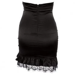 Cradle Of Goth High-Waisted Silky Skirt 9 Cradle Of Goth High-Waisted Silky Skirt