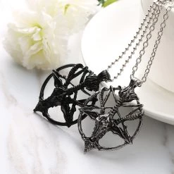 Cradle Of Goth NECKLACES Pentagram Necklace