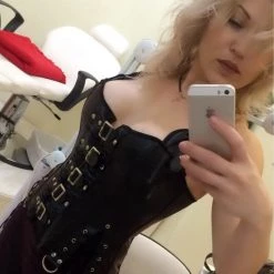 Cradle Of Goth Lady Lust Corset (Vegan; Plus Sizes Available)