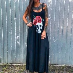 Cradle Of Goth DRESSES Skull Love Dress