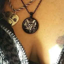 Cradle Of Goth Baphomet's Pendant Necklace NECKLACES
