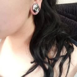 Cradle Of Goth Flowers Of Eternity Plugs EARRINGS