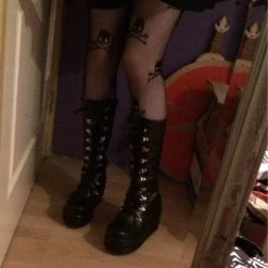 Cradle Of Goth TIGHTS & LEGGINGS Skulls And Bones Tights