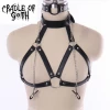 Cradle Of Goth CAGE BRAS & HARNESSES Ring Bra Harness - Choker