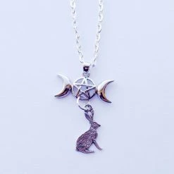Cradle Of Goth Lunar Goddess Necklace