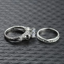 Cradle Of Goth Majestic Death Rings (2 Pieces) 7 Cradle Of Goth Majestic Death Rings (2 Pieces)