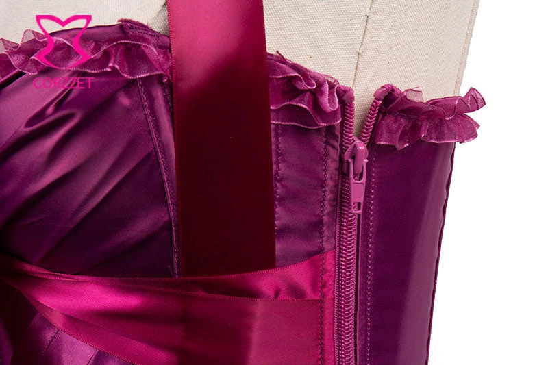 Cradle Of Goth Satin Corset LINGERIE 8 Cradle Of Goth Satin Corset LINGERIE