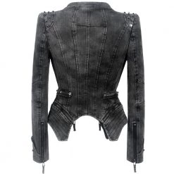 Cradle Of Goth The Tough Chick Jacket (Vegan) COATS & JACKETS 11 Cradle Of Goth The Tough Chick Jacket (Vegan) COATS & JACKETS