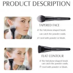 Cradle Of Goth Make Up The Goth Beginner Brush Set (Vegan)