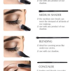 Cradle Of Goth Make Up The Goth Beginner Brush Set (Vegan)