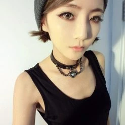 Cradle Of Goth Heart On Strings Choker 9 Cradle Of Goth Heart On Strings Choker