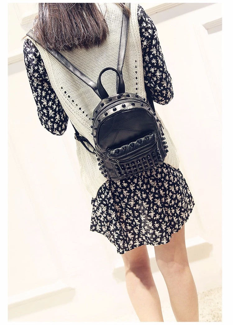 Cradle Of Goth Small Demon Backpack (Vegan Leather) BAGS 2 Cradle Of Goth Small Demon Backpack (Vegan Leather) BAGS