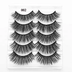 Cradle Of Goth 5 Pairs 3D Eyelashes (Cruelty-Free) Make Up