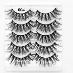Cradle Of Goth 5 Pairs 3D Eyelashes (Cruelty-Free) Make Up