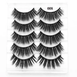 Cradle Of Goth 5 Pairs 3D Eyelashes (Cruelty-Free) Make Up