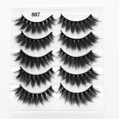 Cradle Of Goth 5 Pairs 3D Eyelashes (Cruelty-Free) Make Up