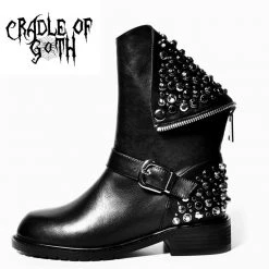 Cradle Of Goth SHOES The Rebel's Boots (Handmade)