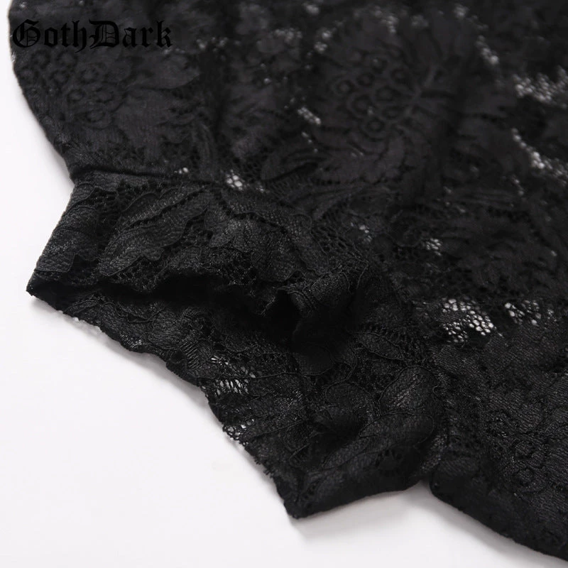 Cradle Of Goth Mesh Blouse SHIRTS 6 Cradle Of Goth Mesh Blouse SHIRTS