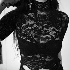 Cradle Of Goth Mesh Blouse SHIRTS 9 Cradle Of Goth Mesh Blouse SHIRTS