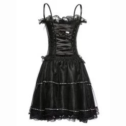 Cradle Of Goth Satin Corset Dress (plus Sizes Available) LINGERIE 8 Cradle Of Goth Satin Corset Dress (plus Sizes Available) LINGERIE