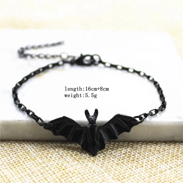 Cradle Of Goth NECKLACES Batty Set (Necklace, Ring, Bracelet And Earrings) 9 Cradle Of Goth NECKLACES Batty Set (Necklace, Ring, Bracelet And Earrings)