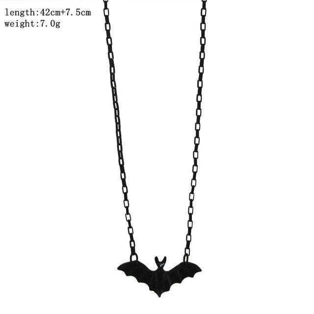 Cradle Of Goth NECKLACES Batty Set (Necklace, Ring, Bracelet And Earrings) 8 Cradle Of Goth NECKLACES Batty Set (Necklace, Ring, Bracelet And Earrings)