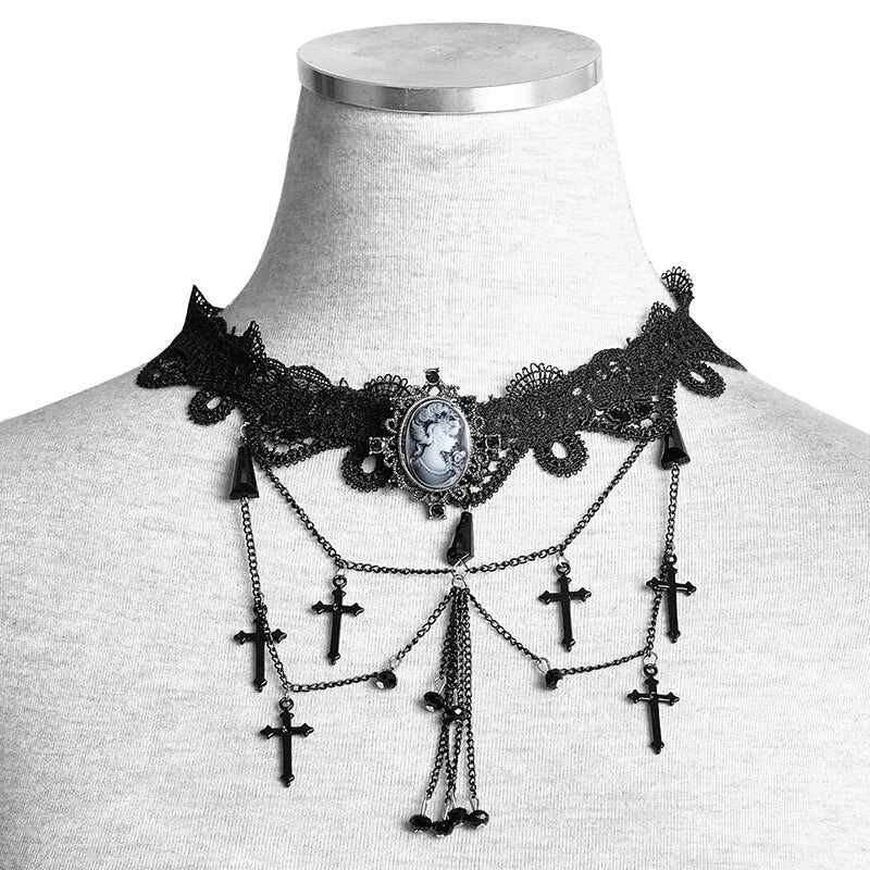 Cradle Of Goth NECKLACES Graveyard Necklace (handmade) 1 Cradle Of Goth NECKLACES Graveyard Necklace (handmade)