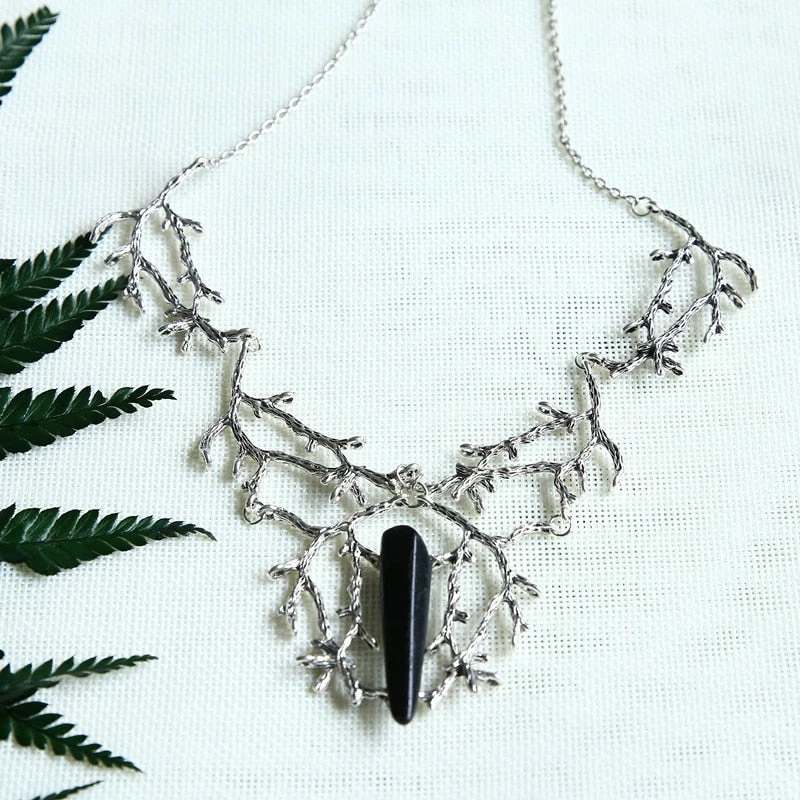 Cradle Of Goth Branches Of Despair Necklace 1 Cradle Of Goth Branches Of Despair Necklace