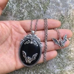 Cradle Of Goth Gothic Bat Necklace 8 Cradle Of Goth Gothic Bat Necklace