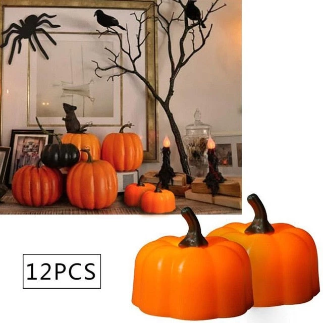 Cradle Of Goth Pumpkin Candles (12 Pieces) BEDROOM 2 Cradle Of Goth Pumpkin Candles (12 Pieces) BEDROOM