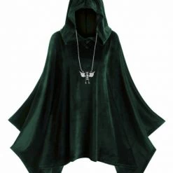 Cradle Of Goth Velvet Poncho (plus Sizes Available) HOODIES & SWEATERS