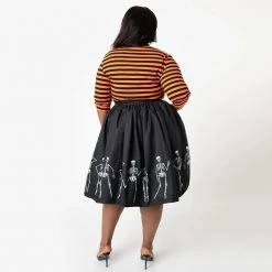 Cradle Of Goth SKIRTS Dancing Skeletons Skirt