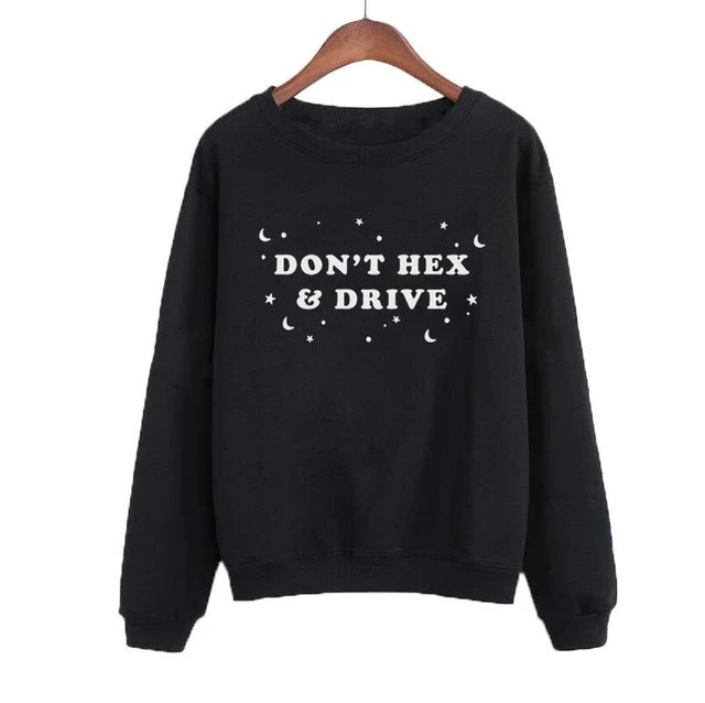 Cradle Of Goth Don't Hex And Drive Sweatshirt 2 Cradle Of Goth Don't Hex And Drive Sweatshirt