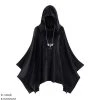 Cradle Of Goth Velvet Poncho (plus Sizes Available) HOODIES & SWEATERS