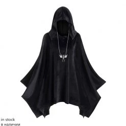 Cradle Of Goth Velvet Poncho (plus Sizes Available) HOODIES & SWEATERS