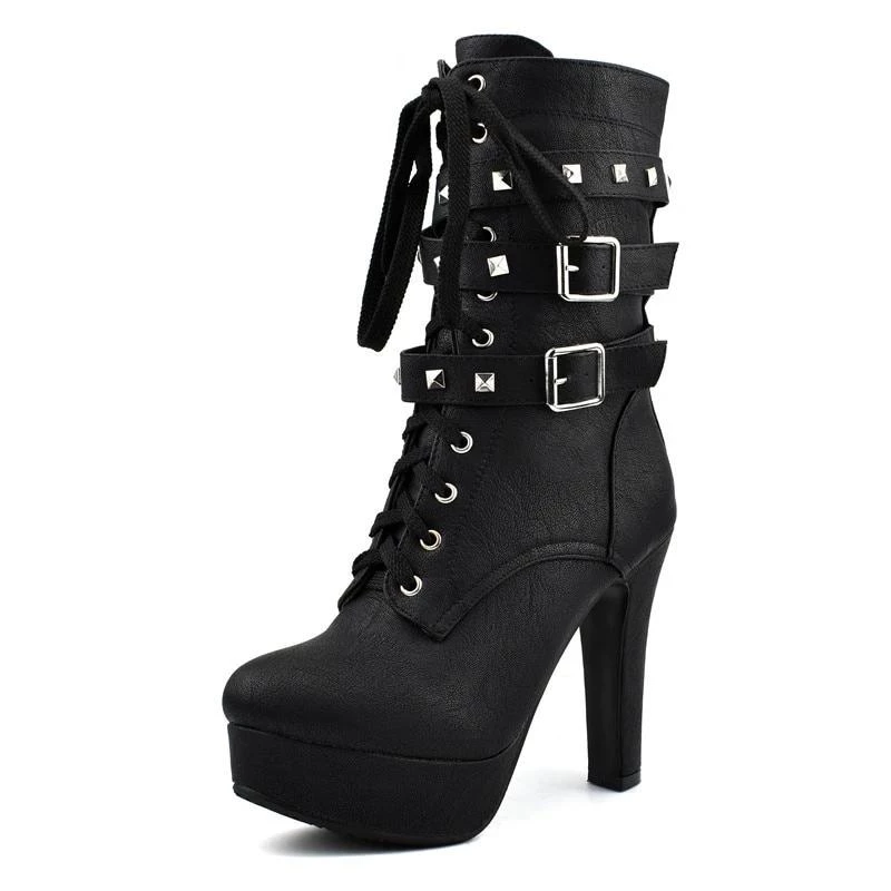 Cradle Of Goth Platform Boots (Handmade & Vegan) SHOES 1 Cradle Of Goth Platform Boots (Handmade & Vegan) SHOES