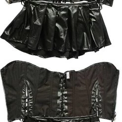 Cradle Of Goth Corset And Mini Skirt Combo (Plus Sizes Available) LINGERIE 7 Cradle Of Goth Corset And Mini Skirt Combo (Plus Sizes Available) LINGERIE