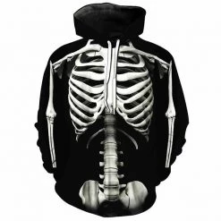 Cradle Of Goth Skeleton Hoodie (Male Version)