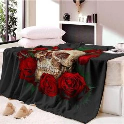 Cradle Of Goth Soft Blanket Of Death