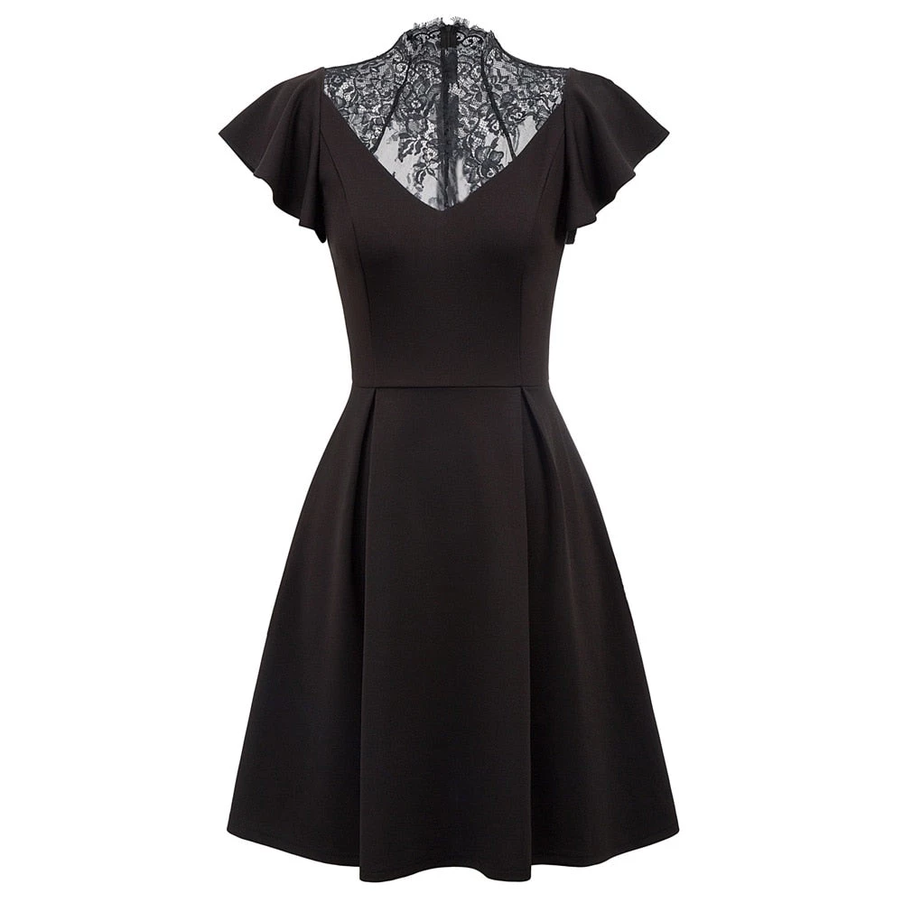 Cradle Of Goth Flutter Dress DRESSES 1 Cradle Of Goth Flutter Dress DRESSES