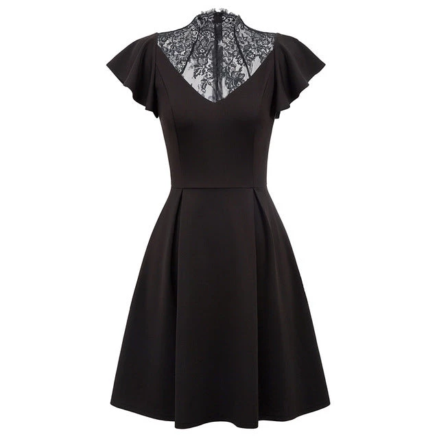 Cradle Of Goth Flutter Dress DRESSES 2 Cradle Of Goth Flutter Dress DRESSES