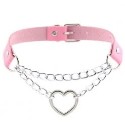 Cradle Of Goth CHOKERS Heart On A Chain Chocker