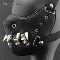 Cradle Of Goth Spike Mask (Vegan Leather) MASKS 7 Cradle Of Goth Spike Mask (Vegan Leather) MASKS