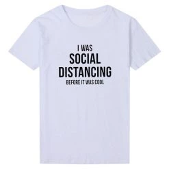 Cradle Of Goth I Was Social Distancing Before It Was Cool T-shirt SHIRTS