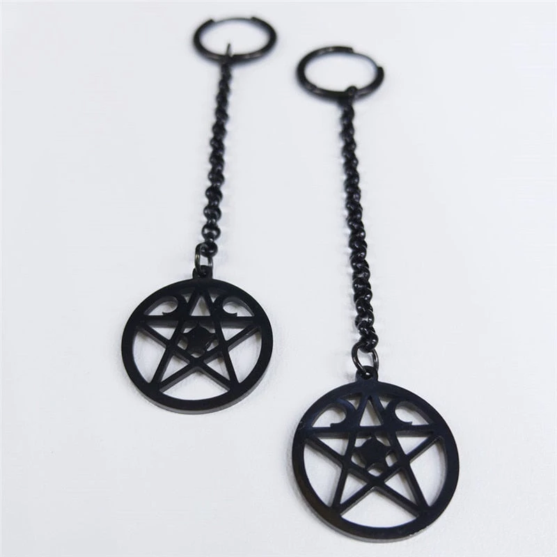 Cradle Of Goth Witchcraft Earrings 1 Cradle Of Goth Witchcraft Earrings