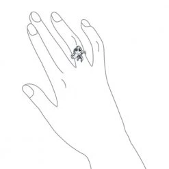 Cradle Of Goth Mermaid Ring