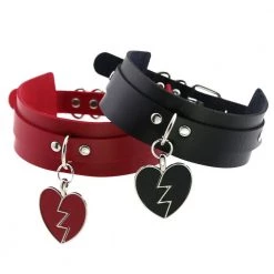 Cradle Of Goth CHOKERS Black Heart Choker 12 Cradle Of Goth CHOKERS Black Heart Choker